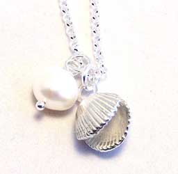 cockle shell necklace
