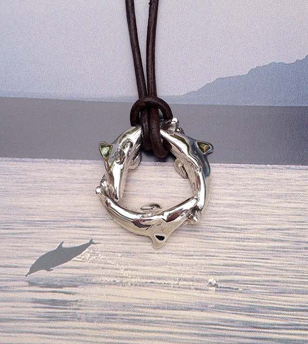 Dolphin necklace by Pa-pa