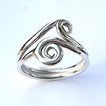 Celtic wave ring